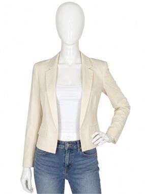 Trina Turk Ivory Cropped Blazer – Size Small